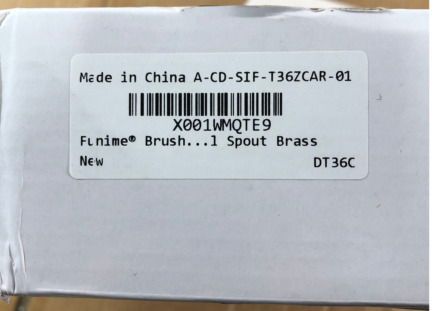 Funime Kitchen Tap Single Spout Brass Mixer Faucet Modern Design