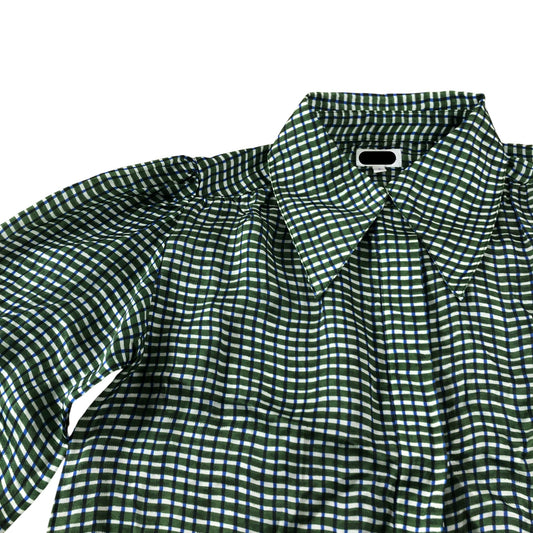 Branded Green Checked Shirt - Size 6