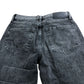 High Rise Flare Jeans Size 12 Women's Black Cotton