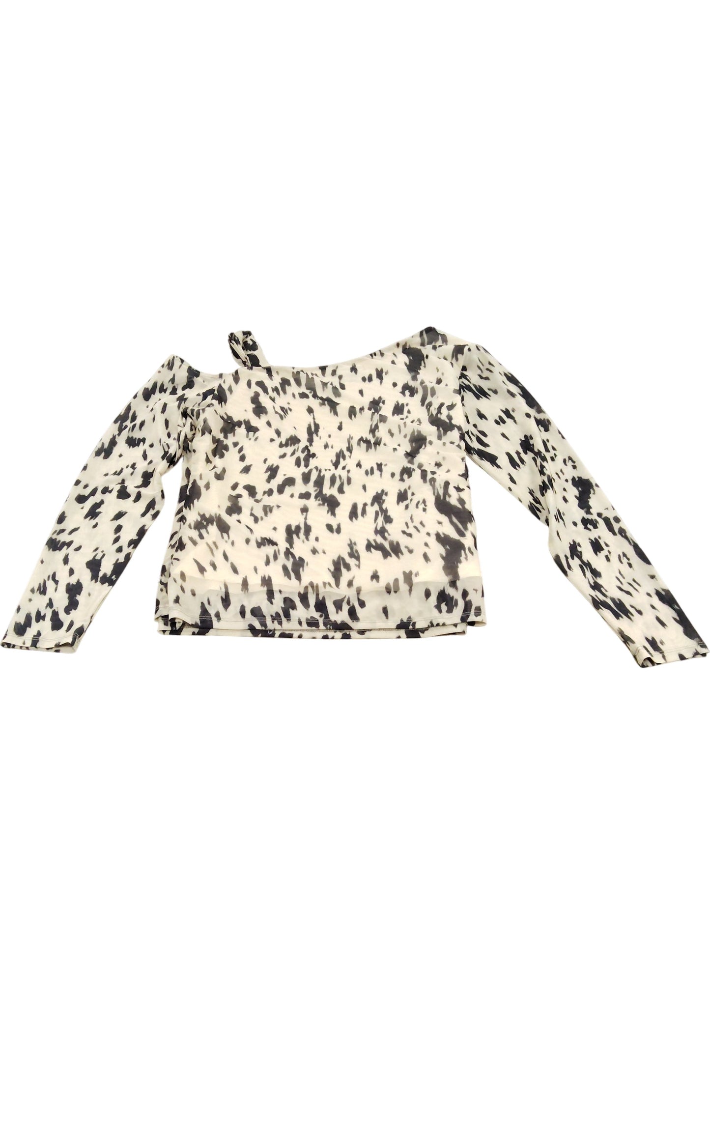 River Island Women's UK 16 Animal Print Long Sleeve Blouse