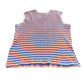 River Island Women's Size 16 Ribbed Tank Top Striped Pattern Multicolour