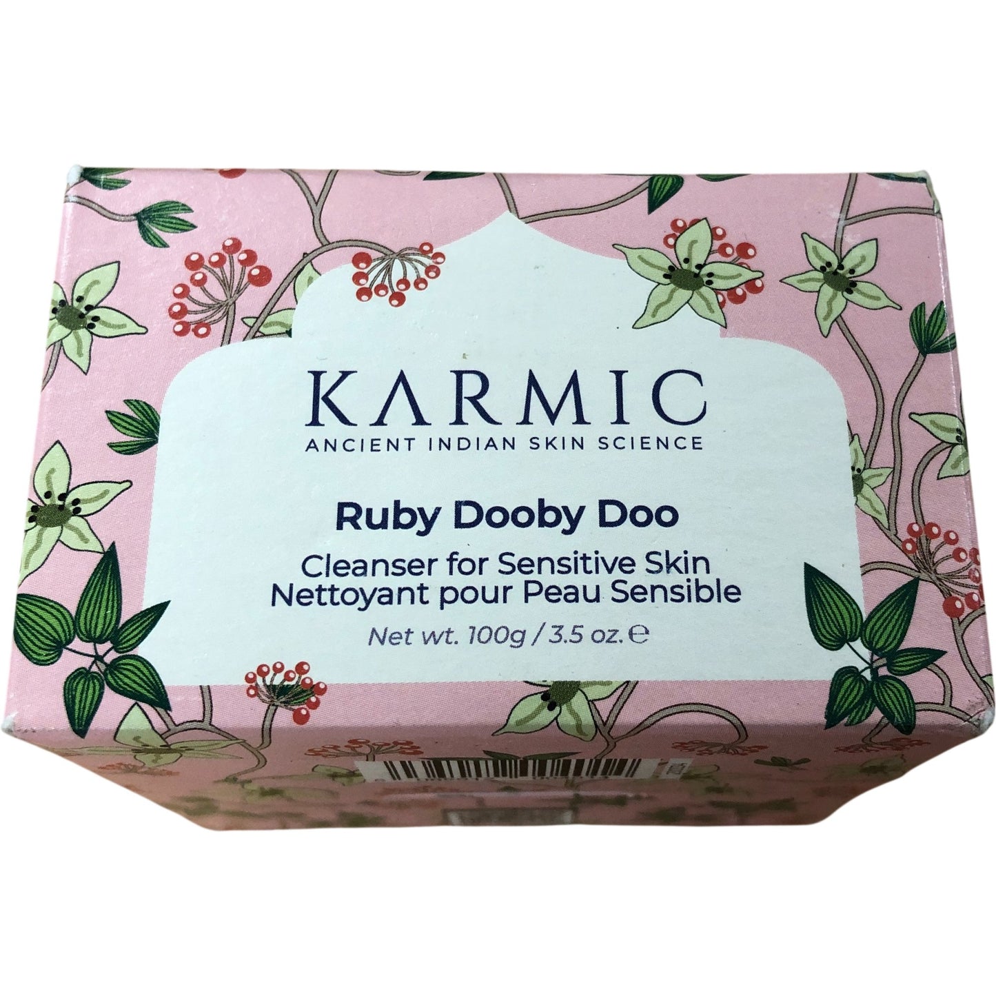 Karmic Ruby Dooby Doo Cleanser For Sensitive Skin 100g Natural Vegan Handmade