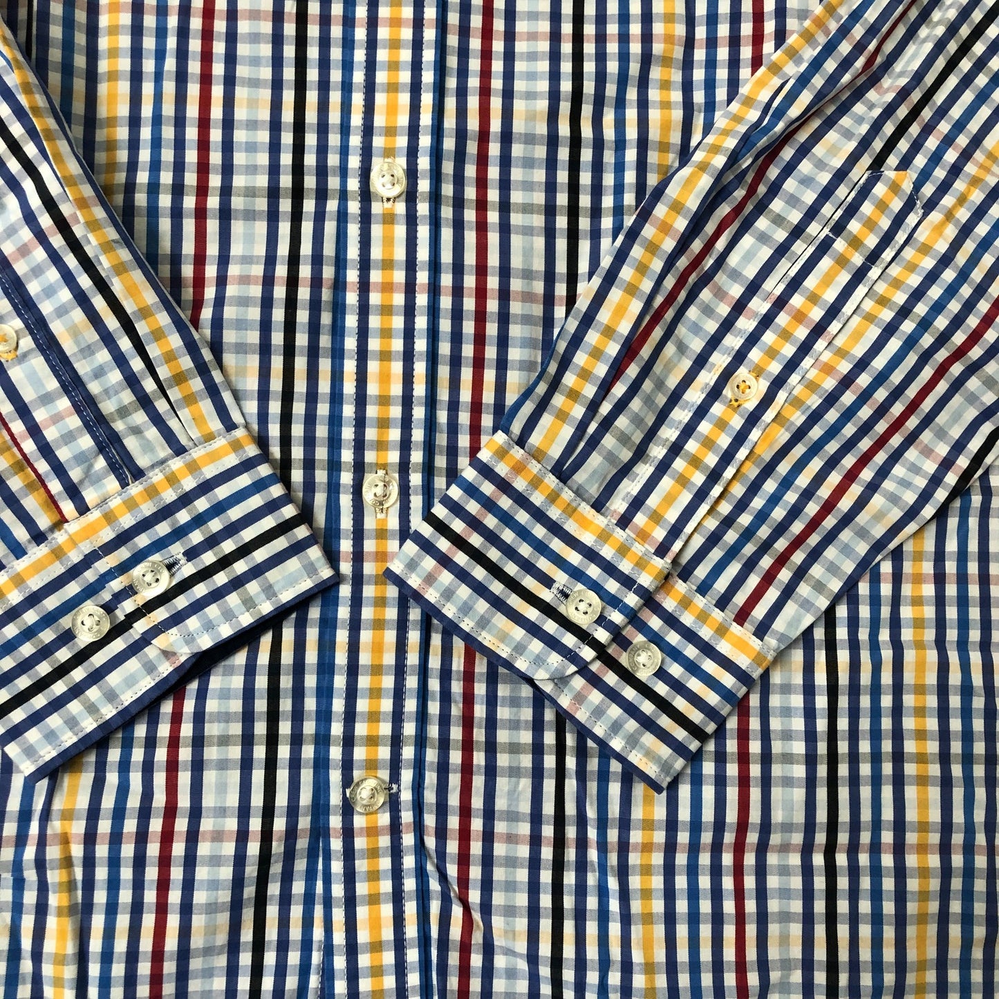 Crew Clothing Company Slim Fit XL Shirt Men's Multi Colour Checked Cotton