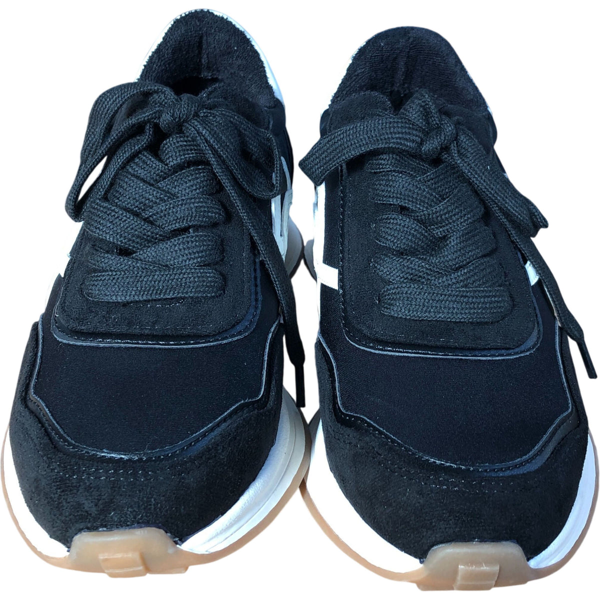 River Island Women's Black Lace Up Sneakers