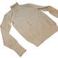 River Island Petite Turtleneck Sweater UK6 Women's Metallic Knit Jumper Beige