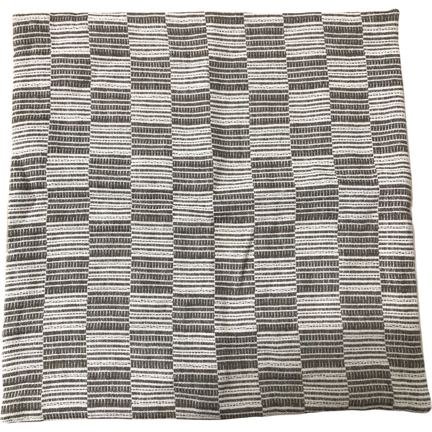 Decorative Pillowcase Cream Stripe Pattern 51cmx 51cm
