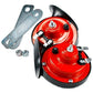 GMP 12V 110db Loud Snail Air Horn Dual Tone Universal Electromagnetic Horns
