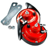 GMP 12V 110db Loud Snail Air Horn Dual Tone Universal Electromagnetic Horns