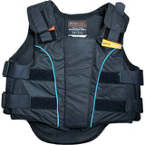 Airowear Equestrian Body Protection Y2 Short Black Turquoise Level 3 Safety Vest