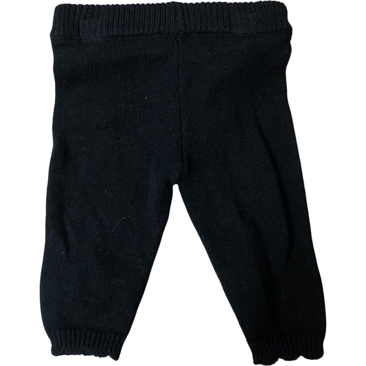River Island Black Leggings 3-6 Months Baby Flower Design Soft Comfortable