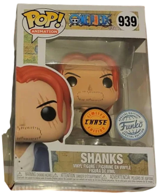 FUNKO POP Animation Shanks Vinyl Figure Limited Edition Chase 939 One Piece