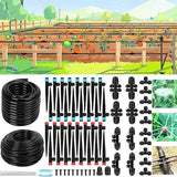 Powate Drip Irrigation System Model DIK-01 Hydroponic Watering Kit Black