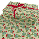 Re-Wrapped Eco Friendly Christmas Folk Wrapping Paper 6 Sheets
