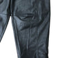 River Island Women's Black Trousers Faux Leather High Waist Cropped Size 8