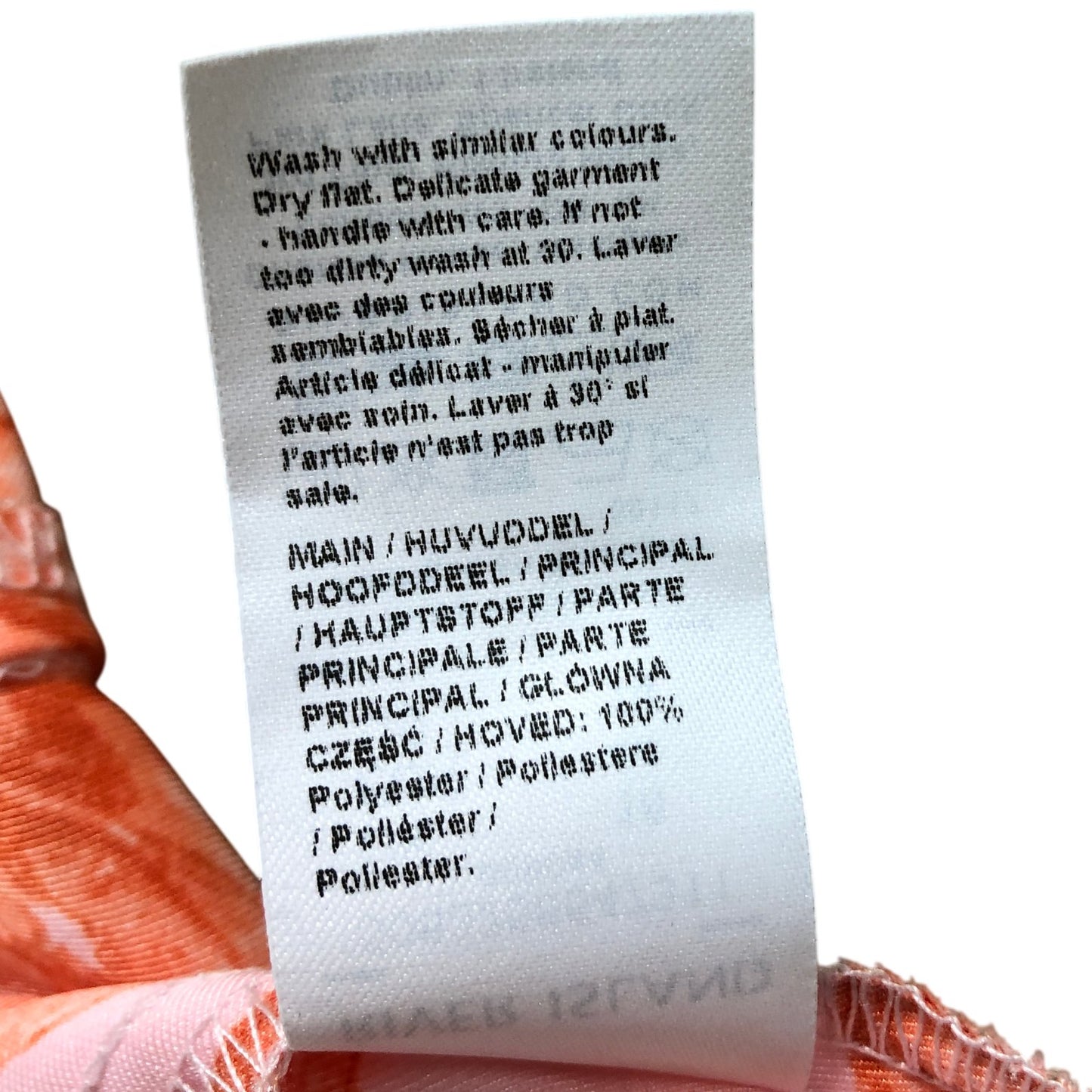 River Island Floral Skirt UK18 Women's Pink Light Smock Style High Waist