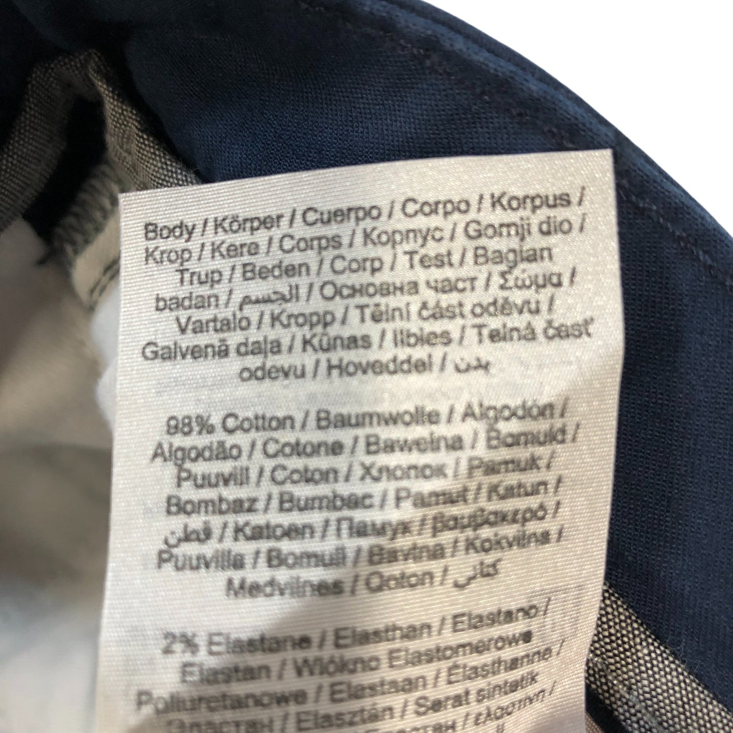 Jack & Jones Men's Chinos Navy Blue Trouser Cotton Stretch Branded 32W 30L