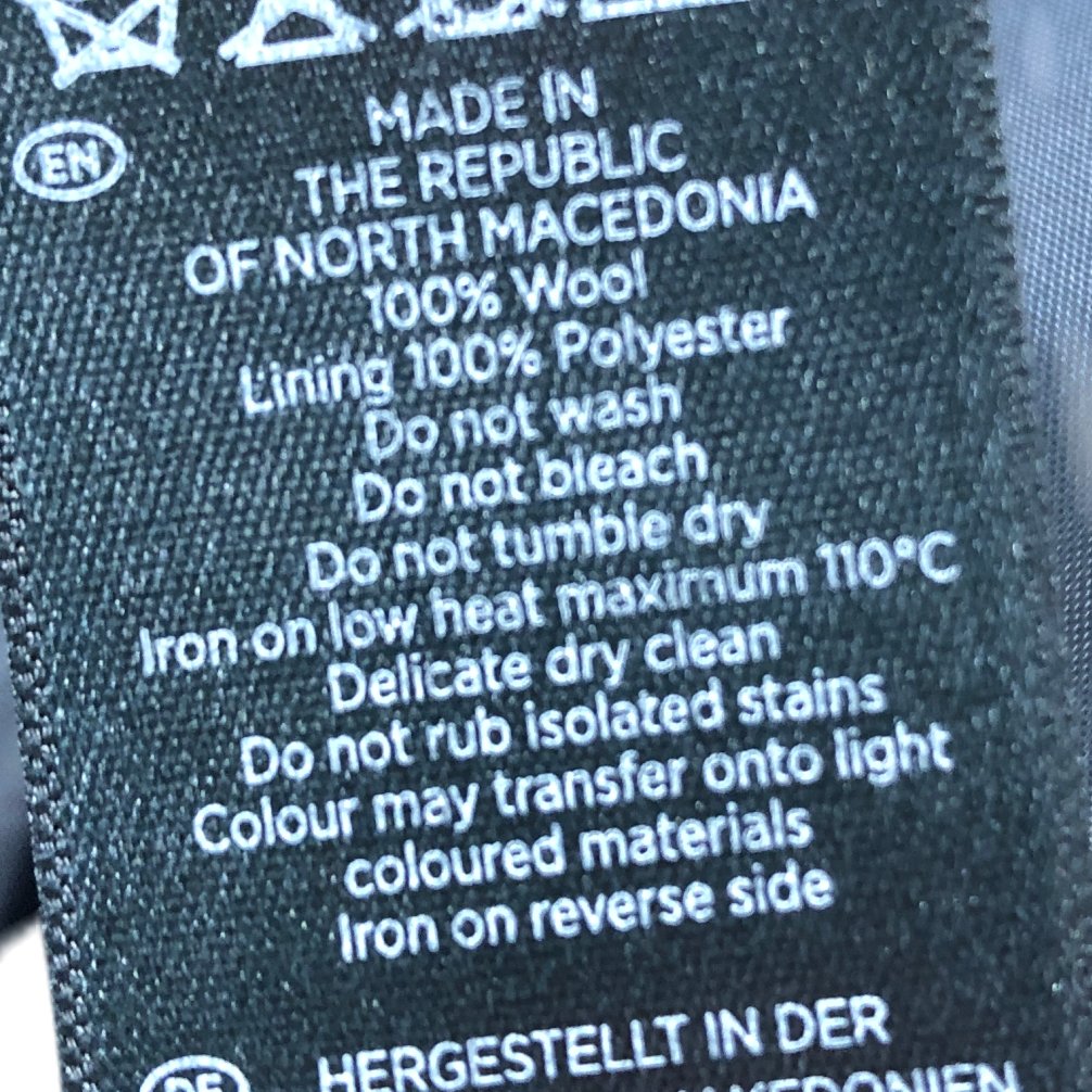 Plaid Skirt UK16 Women's Blue Wool Blend A-Line Design