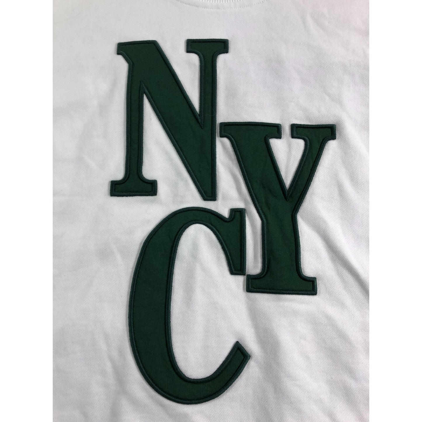 Branded White NYC Sweatshirt - Size 8-10