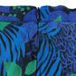 Branded Blue Leaf Print Skirt - Size 18