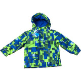 Mountain Warehouse Snow Puffer Kids Jacket Bright Green Blue 3-4 Years