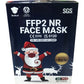 StaSeef FFP2 NR Face Mask CTPL-0020 High Filtration 94% Santa Design 20 PCS