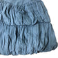 River Island Dress 7 Years Girls Blue Puff Sleeve Smocked Cotton Dress