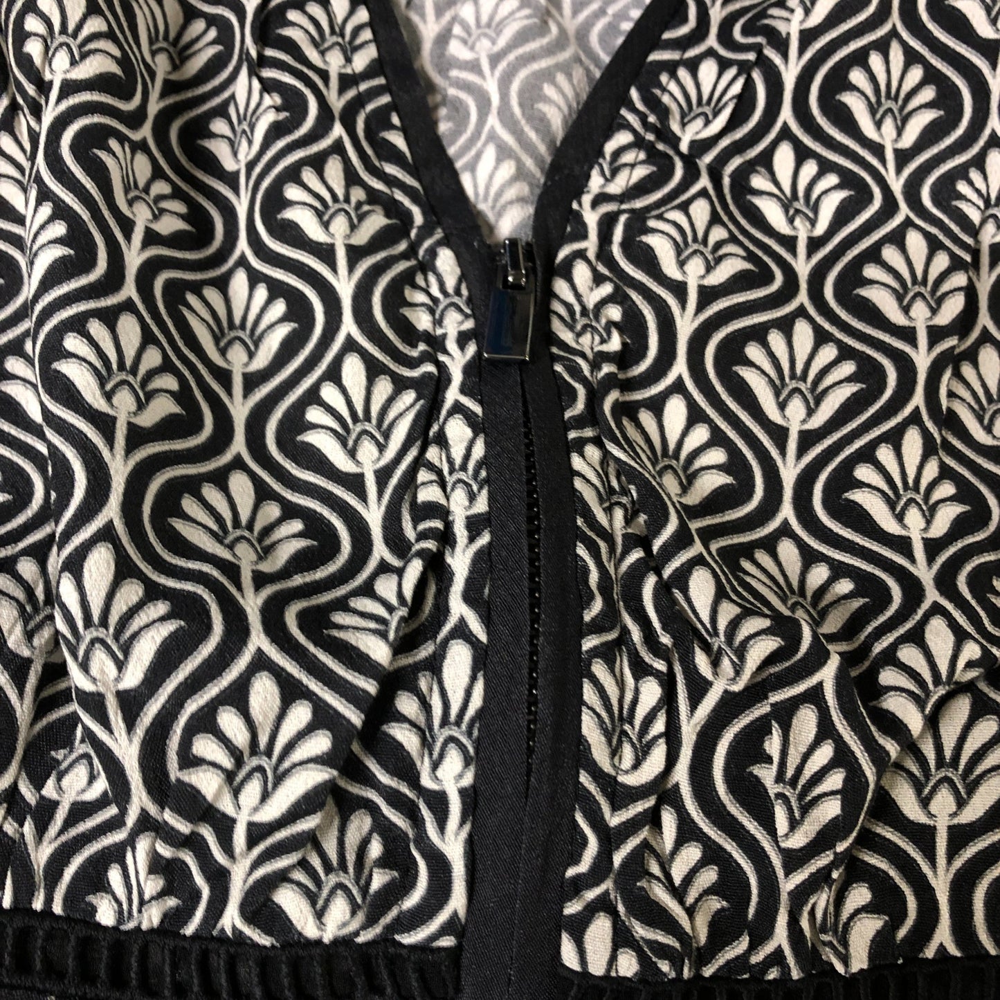 Branded Black Tiered Mini Dress - Size 6