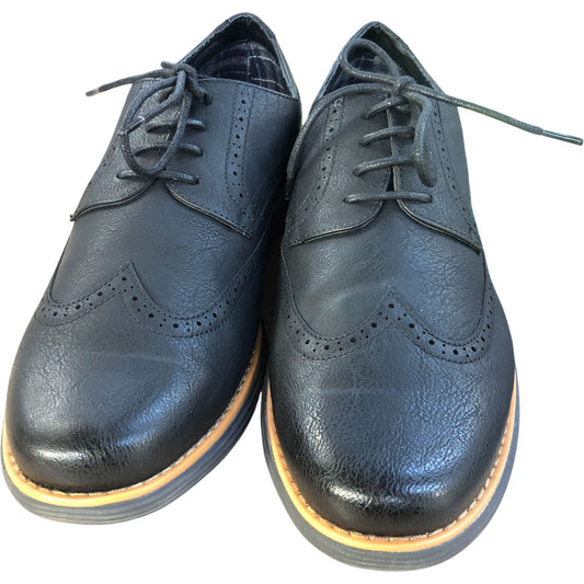 Deakins Karl Brogue Black Leather Formal Shoes Men's Size 12
