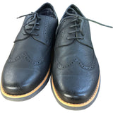 Deakins Karl Brogue Black Leather Formal Shoes Men's Size 12