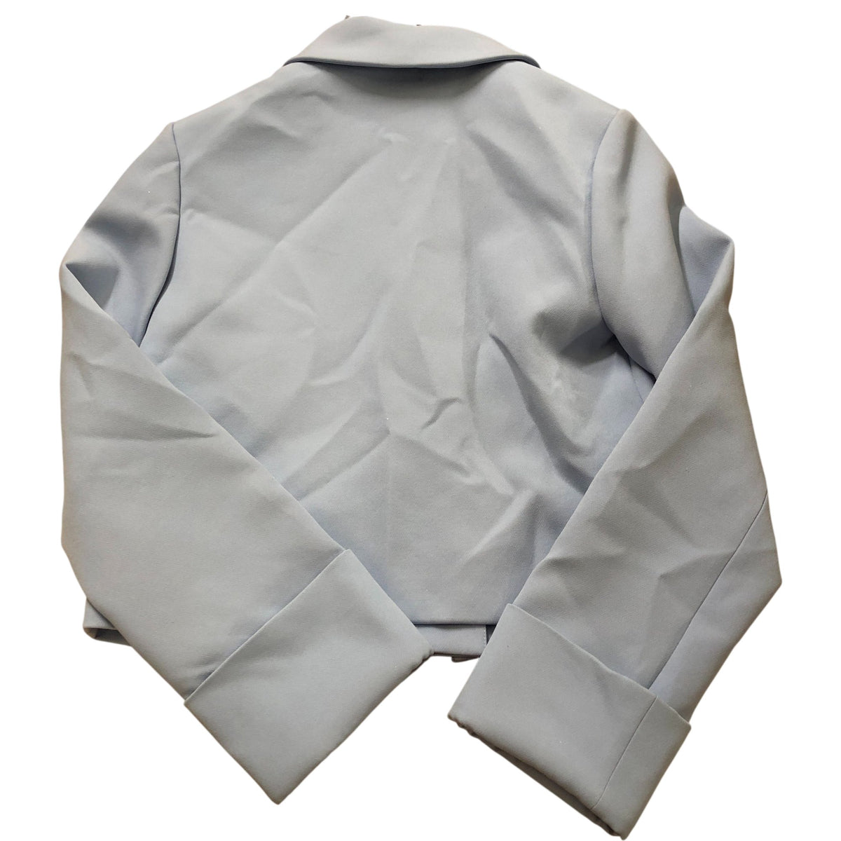 River Island Studios Women's Light Blue Cropped Jacket Stylish Size 6