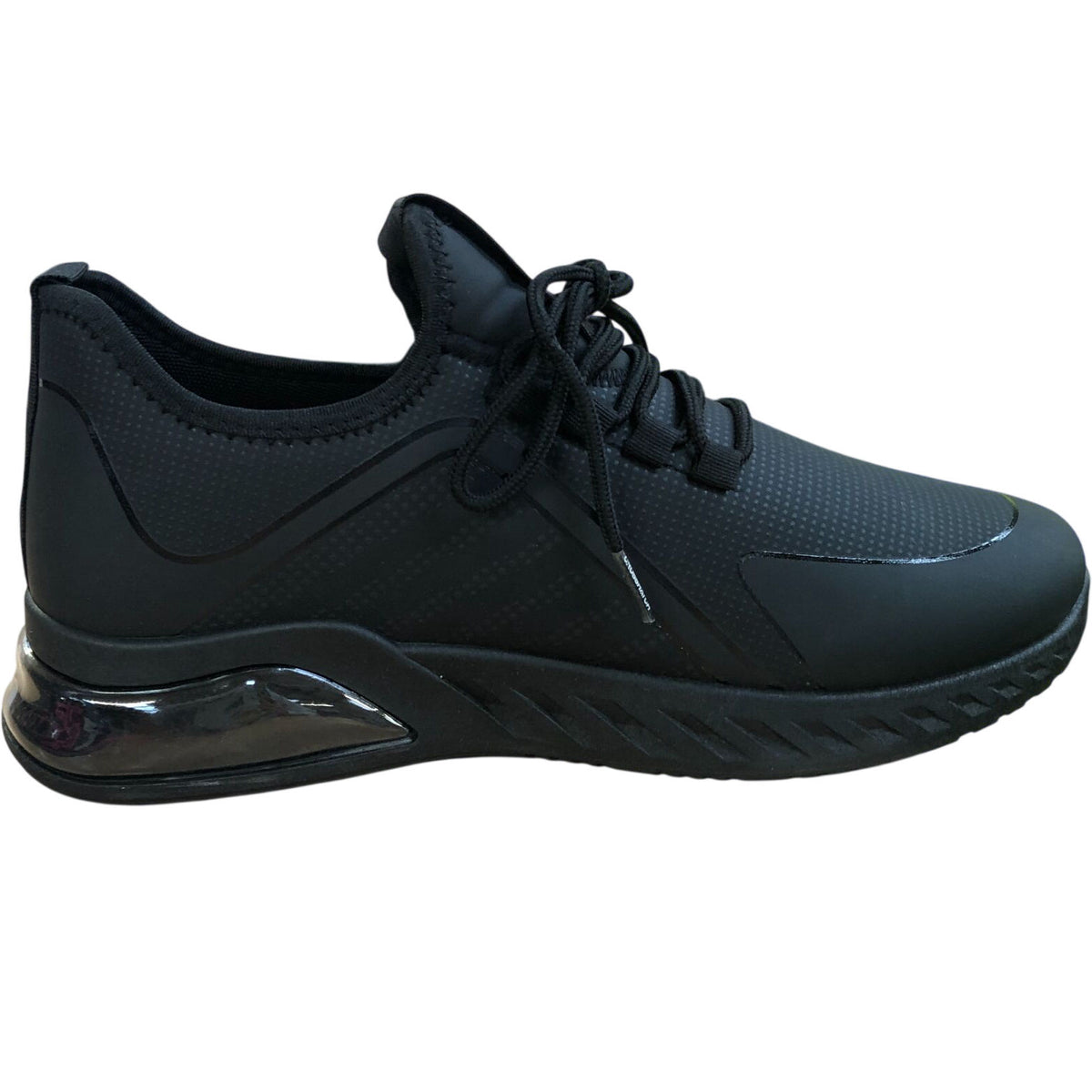 Crosshatch Clarington Men's Black Mono Athletic Shoes Size 9