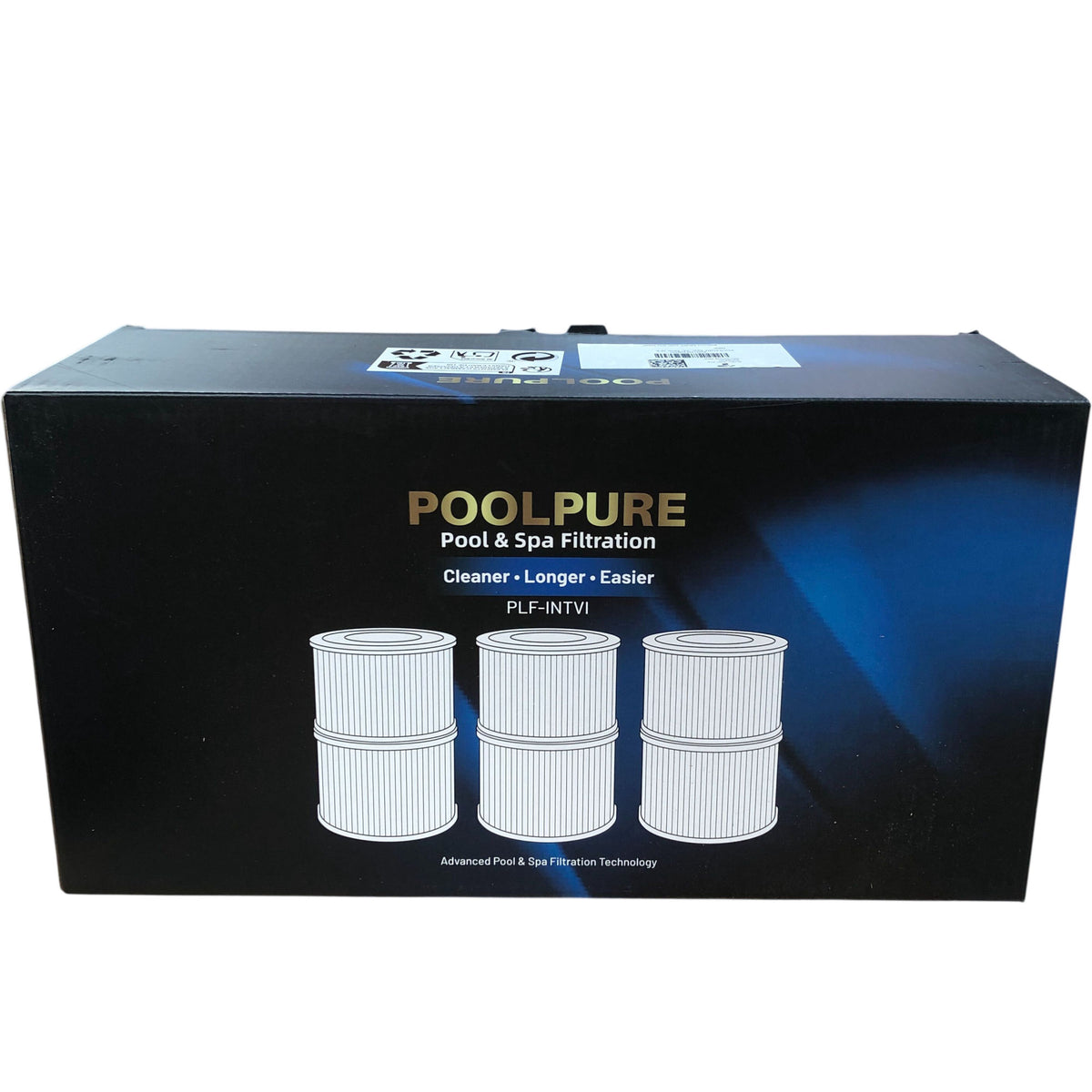POOLPURE Pool and Spa Filtration Filters Pack of 6 PLF-INTVI