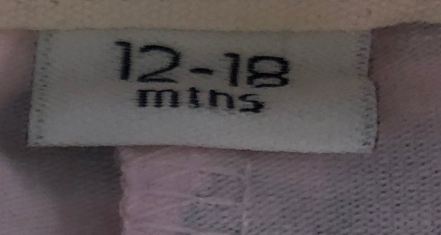 River Island Mini 12-18 Months Girls Pink Leopard Print Leggings