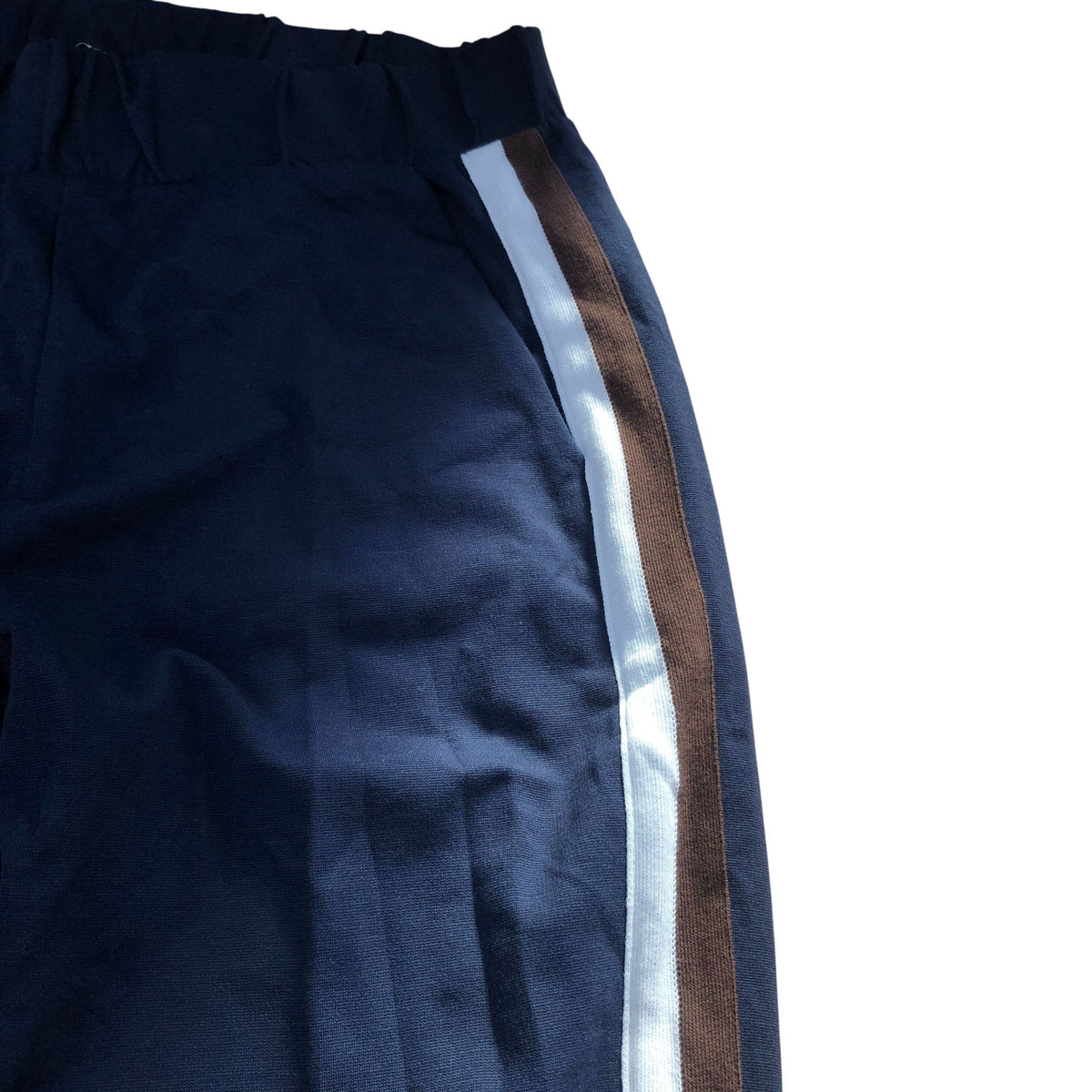 Baukjen Track Pants Size 10 Unisex Stylish Navy Blue with Stripes