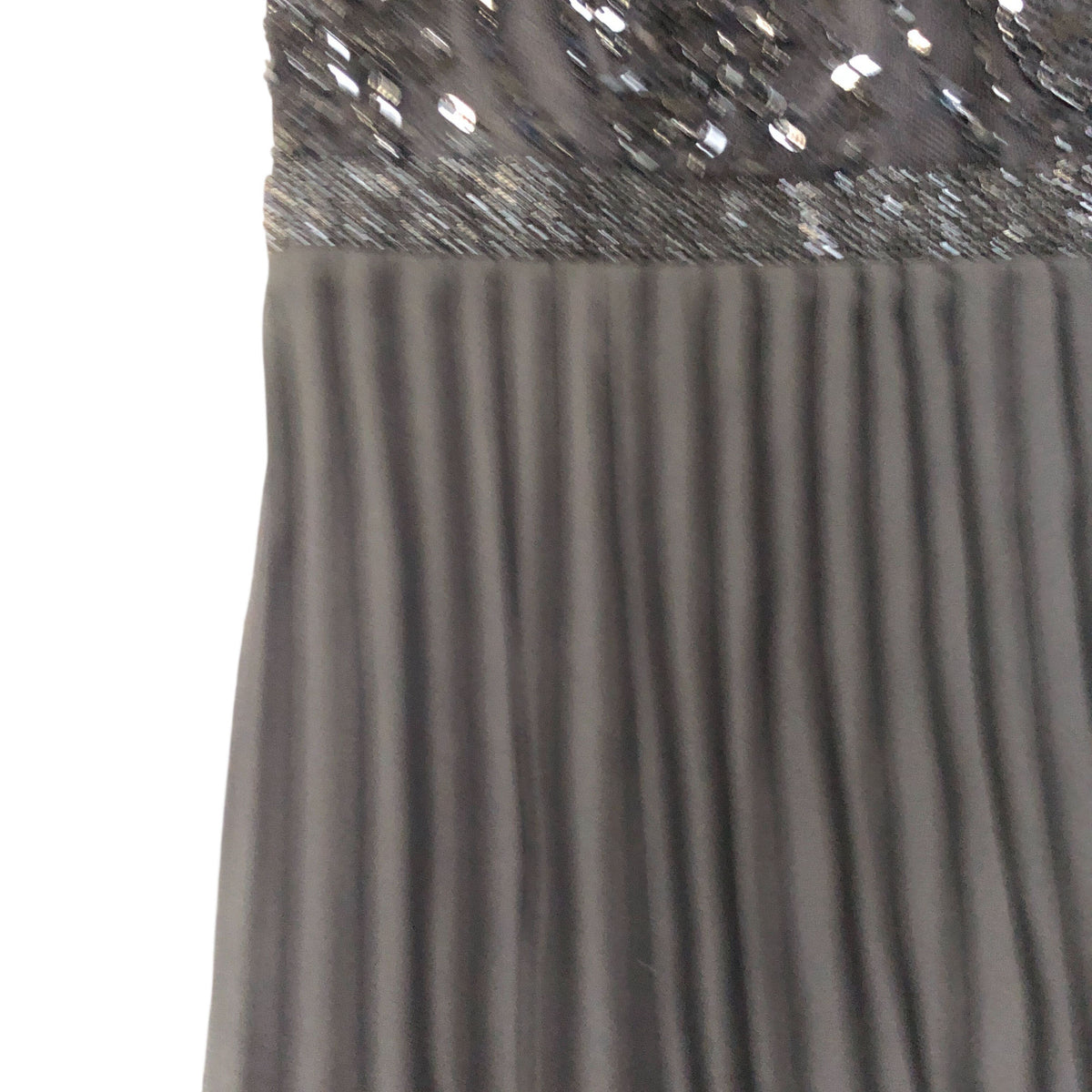 Adrianna Papell Black Beaded Maxi Dress UK8 Women's Evening Wear Flowy
