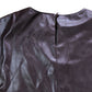 River Island Brown Faux Leather Maxi Dress UK XS Women's