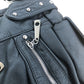 Scarleton Black Handbag Women's Soft Faux Leather Multiple Zipper Pockets
