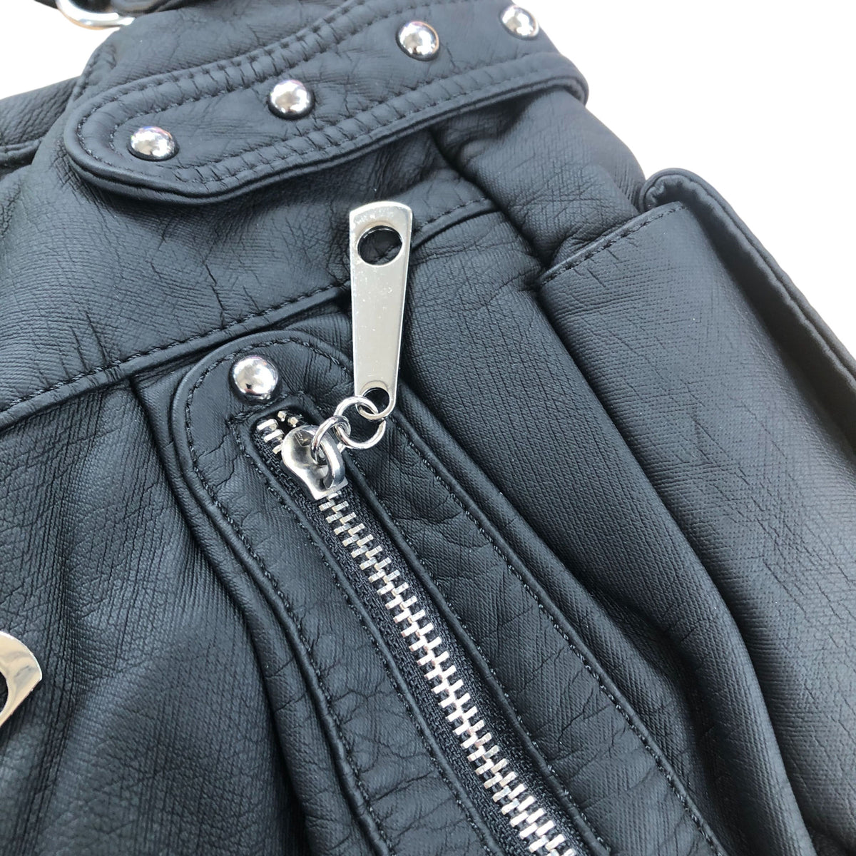 Scarleton Black Handbag Women's Soft Faux Leather Multiple Zipper Pockets