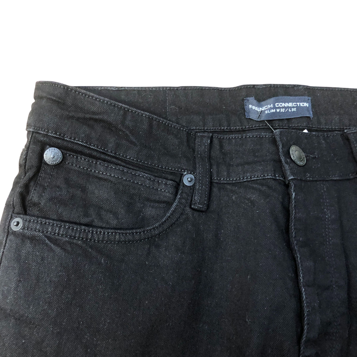 French Connection Slim Black Jeans W32 L32