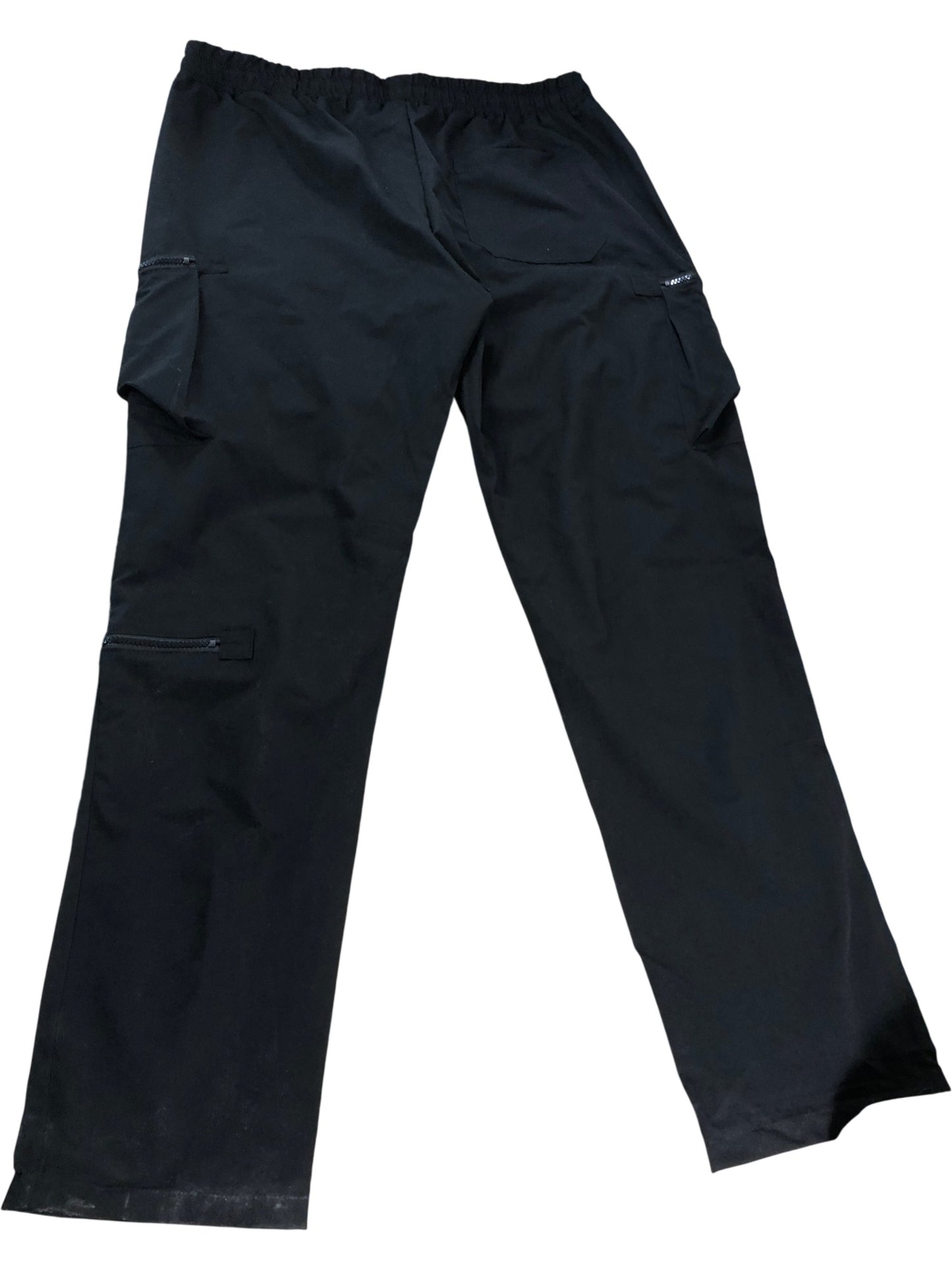 KANGAROO POO Cargo Trousers XL Men's Black Outdoor Zipped Pockets Lightweight