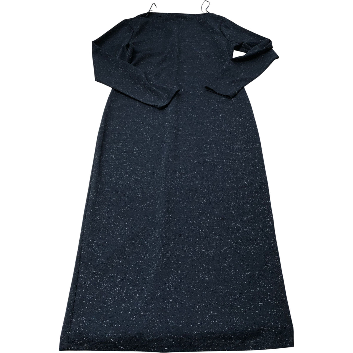 Long Sleeve Dress Size 14 Women's Black Sparkle Jersey Evening Party