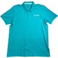 Mercedes-AMG Petronas Team Polo Shirt L Men's Cool Aqua Display Logo