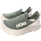 Hoka One One U Restore TC Aerino UK11.5 Men's Slip On Trainers Green White