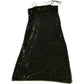 Sequin Dress UK12 Women's Sleeveless Evening Long Green