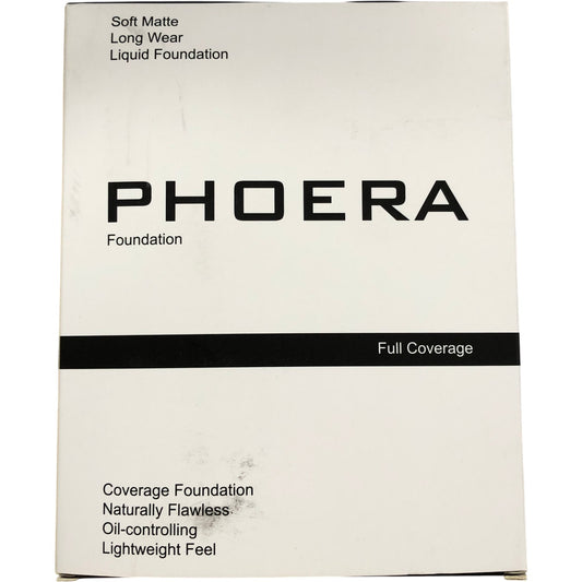 PHOERA Foundation 2PCS #105 Sand Soft Matte Long Wear Liquid Foundation Set