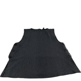 River Island UK14 Women's Striped Sleeveless Top Black