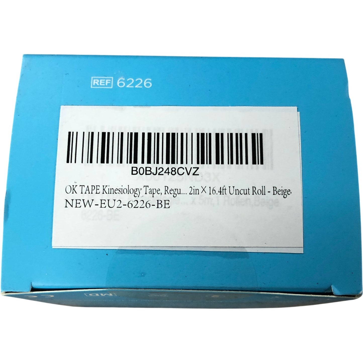 OK Tape Original Kinesiology Tape Regular 2in x 16.4ft Sweatproof Beige