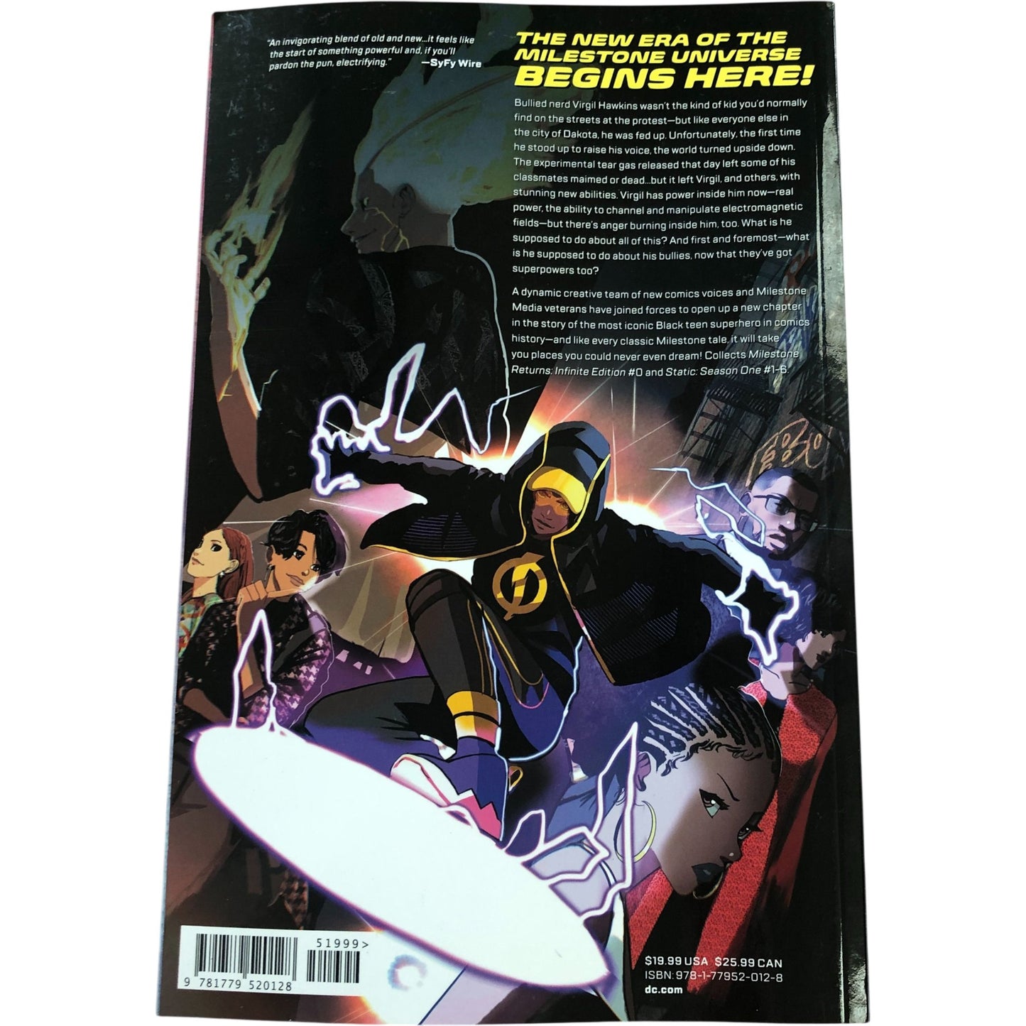 Static Season One Comic Milestone Returns Graphic Novel DC Comics