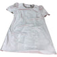 River Island Velvet Pink Dress UK16 Women's Short Sleeve Beaded Neckline