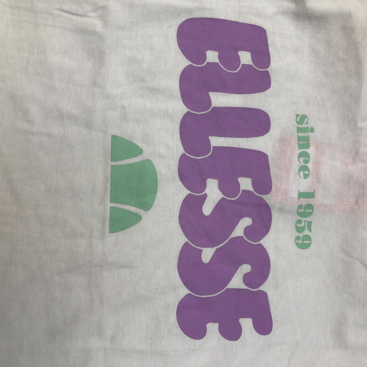 Ellesse T-Shirt Cropped Kids White Purple Print Since 1959 13-14 Years